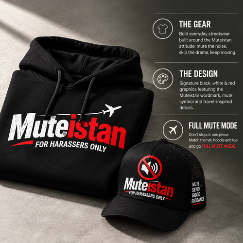Baseball Cap-Mute the Noise. Wear the Message.